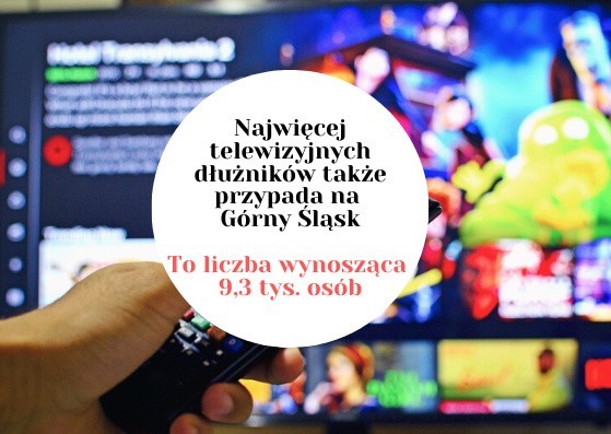 Największe długi za oglądanie TV mają mieszkańcy woj....