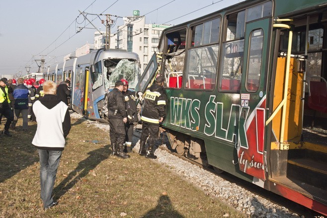 Wypadek tramwajów na Legnickiej, Wrocław, listopad 2011