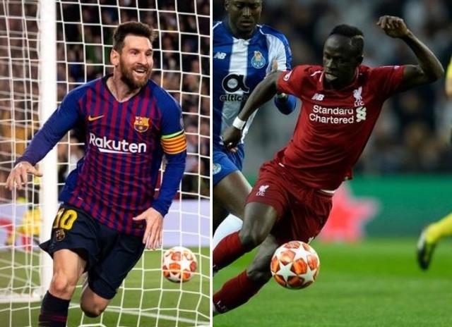 Na zdjęciu od lewej: Sadio Mane i Lionel Messi