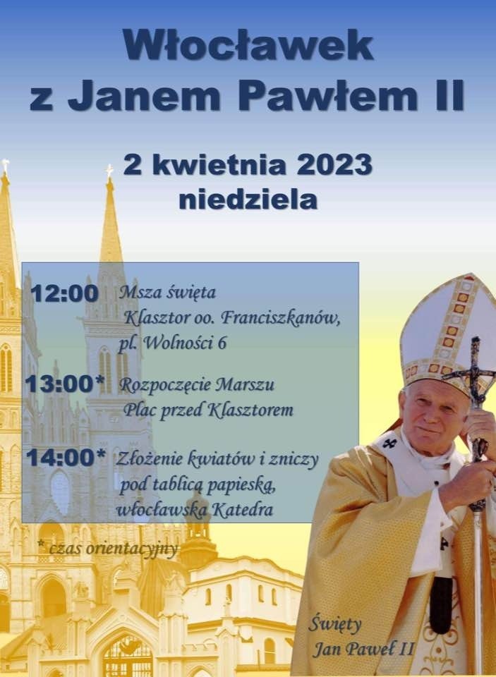 Marsz Papieski we Włocławku. W obronie Jana Pawła II