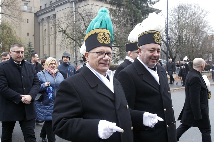 Barbórka w Łodzi. Msza święta w kościele Matki Boskiej Zwycięskiej [ZDJĘCIA]