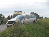 Ruda: Wypadek przez szybkość. Renault i volksvagen rozbite (zdjęcia)