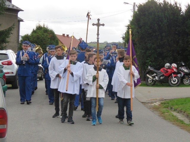 Pogrzeb Łukasza, który zginął w Trzebieńczycach