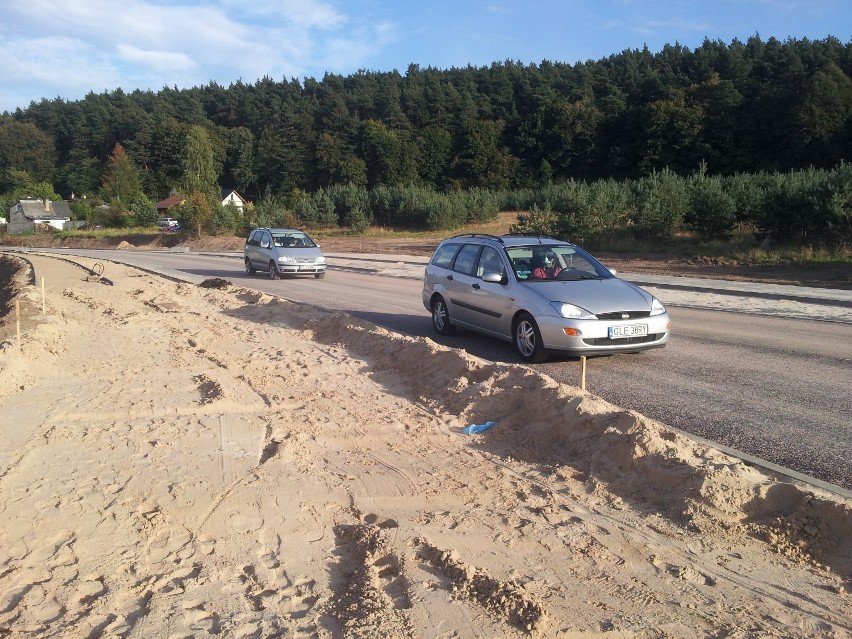 Nowe rondo na ul. Sucharskiego - zdjęcia robione w sobotę,...