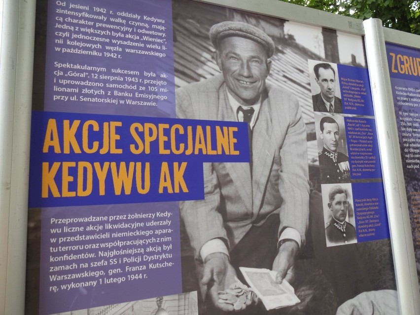 Była fenomenem na skalę światową. Interesująca wystawa o Armii Krajowej na Skwerze imienia Stefana Żeromskiego w Kielcach
