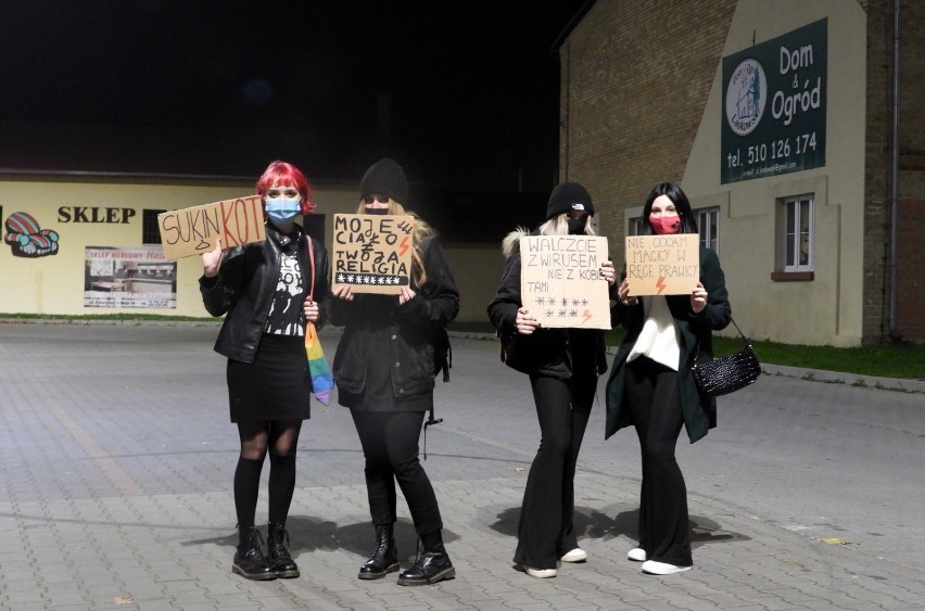 Tak wyglądał pierwszy (samochodowy) protest w Międzyrzeczu