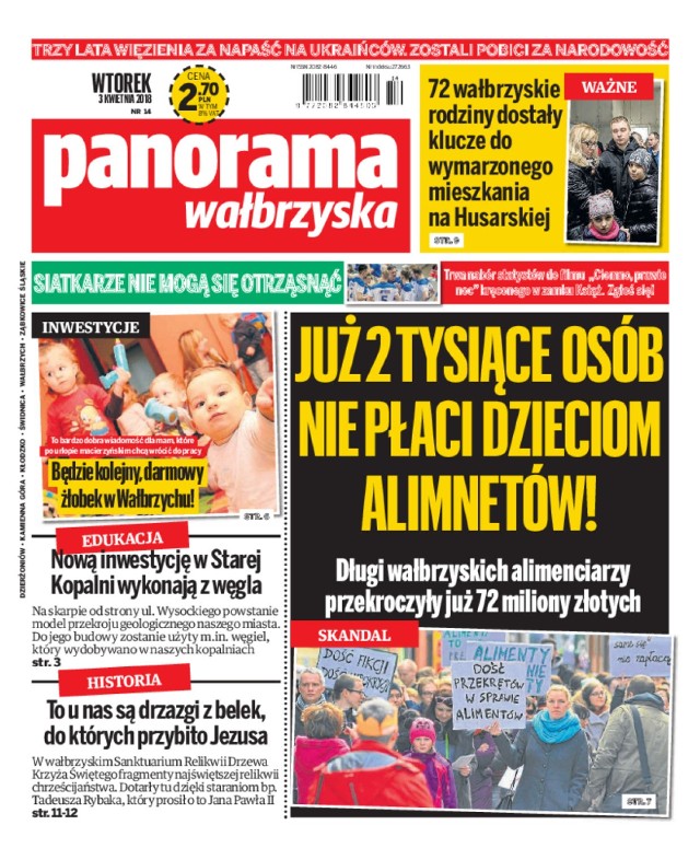 Panorama Wałbrzyska wydanie z 3 kwietnia 2018 r.