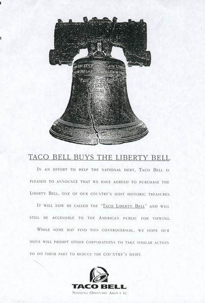 W 1996 roku firma Taco Bell postanowiła rozreklamować swoją...