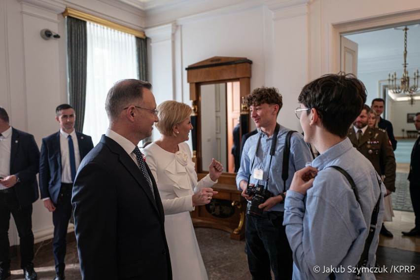 Uczniowie z Głogowa spotkali się z prezydentem PR Andrzejem...
