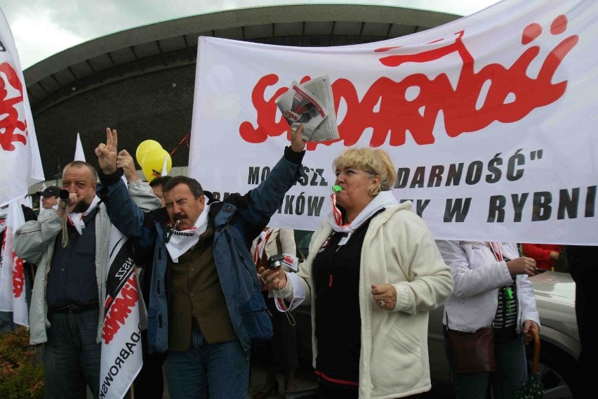 Antyrządowa manifestacja w Katowicach