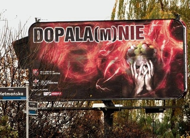 Na ulicach Poznania pojawiły się billboardy mające zniechęcać do dopalaczy