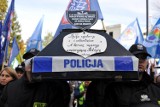 Protest krotoszyńskich policjantów. Zamiast wlepiać mandaty udzielają tylko pouczeń!