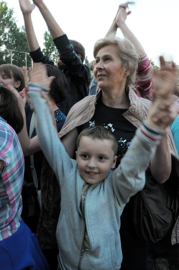 Koncert Chwały na placu Litewskim