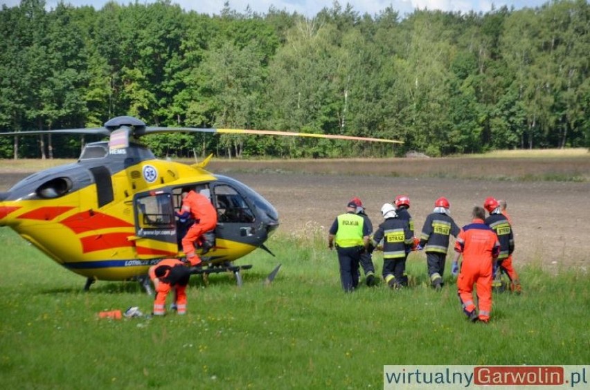 Wypadek w okolicy Gocławia. 10 osób w szpitalu [ZDJĘCIA]