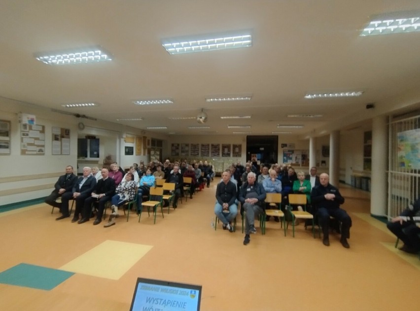 Ponad 80 osób uczestniczyło w spotkaniu z dzielnicowym w Łubianie