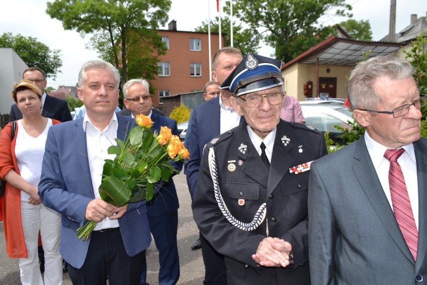 Edmund Kwidziński, komendant powiatowy PSP w Kartuzach,...