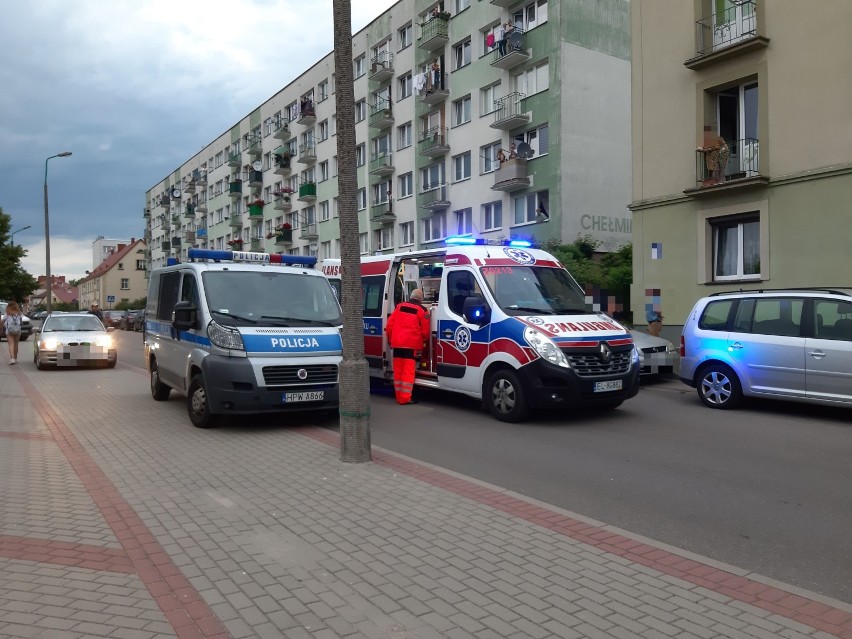 Szczecinek: Dziewczynka wypadła z okna [zdjęcia]