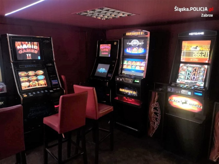 Zabrze: Nielegalne automaty do gier w lokalu na Zaborzu. ZDJĘCIA
