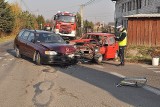 Dwie osoby ranne w wyniku wypadku na skrzyżowaniu ulic Jana Pawła II i Herbowej