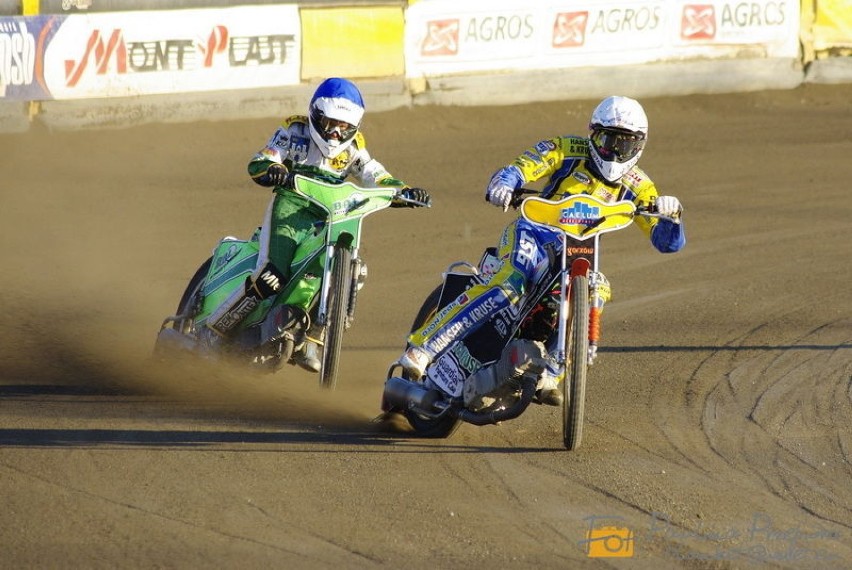 Włókniarz Częstochowa vs Caelum Stal Gorzów 46:44. Fot....