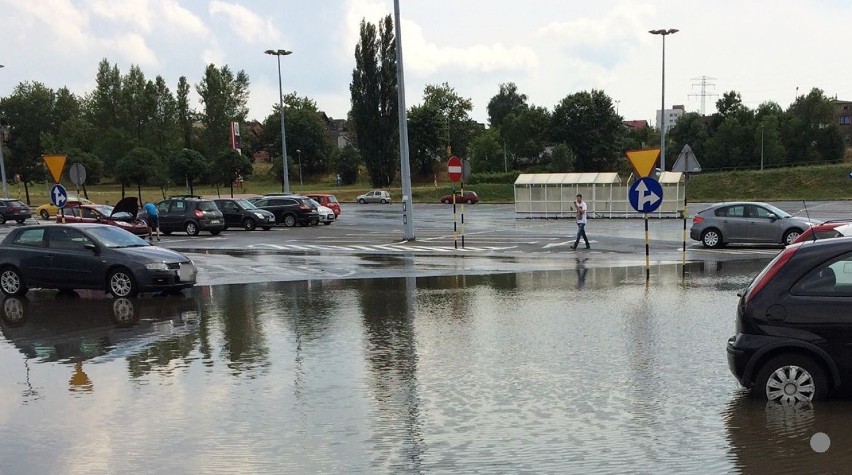 Zalane drogi na Śląsku i w Zagłębiu