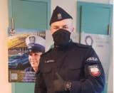 Przedstawiciel Komendy Powiatowej Policji w Kościerzynie promował zawód policjanta