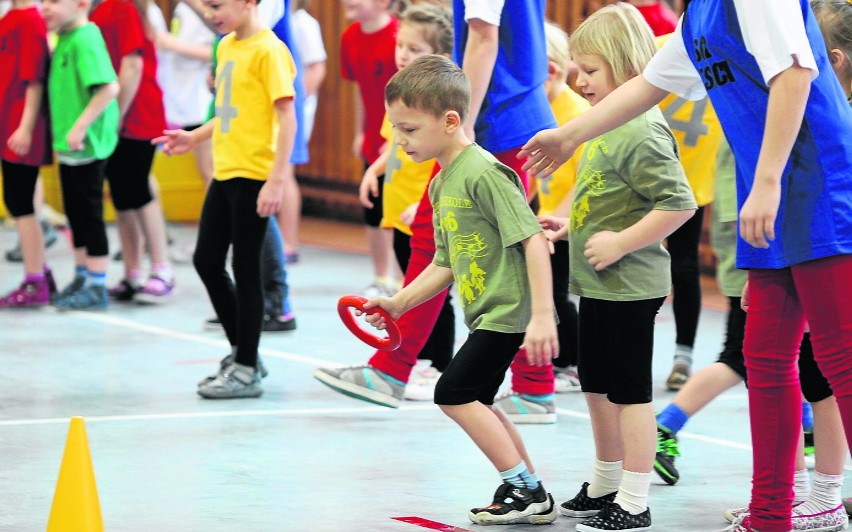 Oleśnica: Pięciolatki bawiły się na szkolnej olimpiadzie