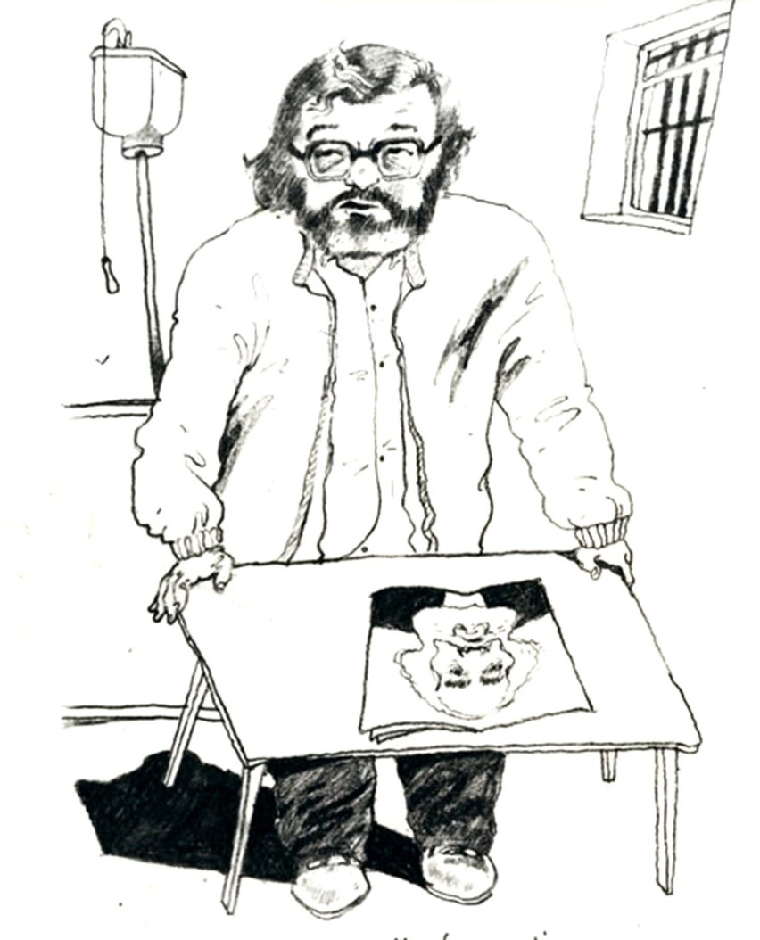 Prof. Leszek Nowak podczas swego wykładu o Marksie