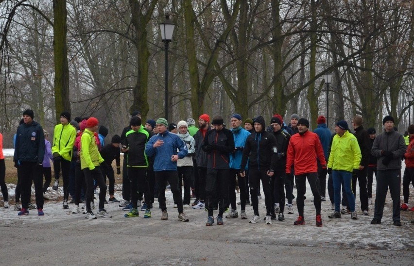 Parkrun w parku Poniatowskiego z 16 lutego