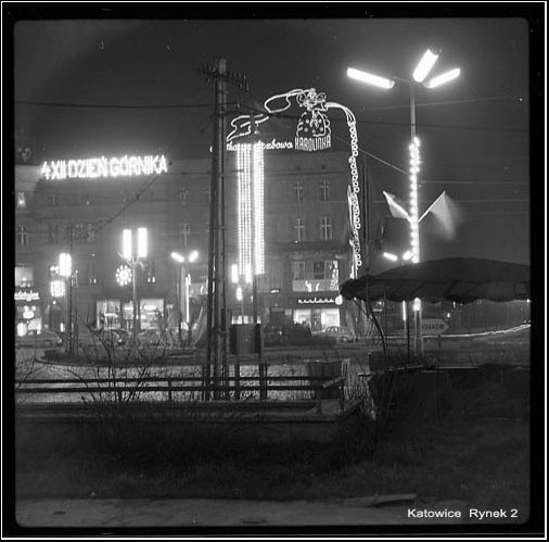 Katowice: Jedna neonowa noc z 1962 roku! [ZDJĘCIA ARCHIWALNE]