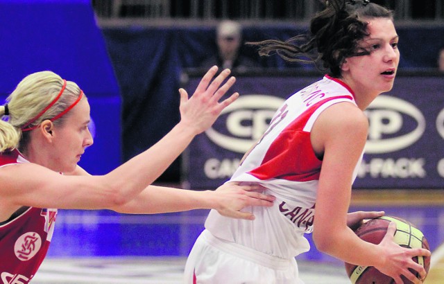 Maja Vucurović była jedyną zagraniczną koszykarką na treningu Wisły