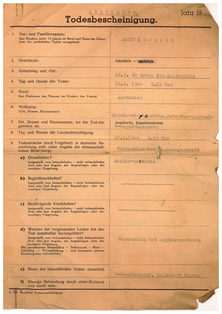 Dokumenty SS znalezione na strychu w Oświęcimiu ZOBACZ SKANY