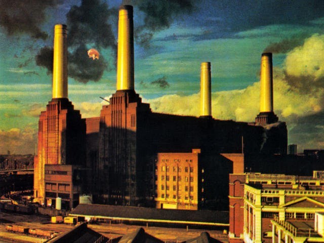 elektrownia Battersea pod Londynem na okładce Pink Floyd -...