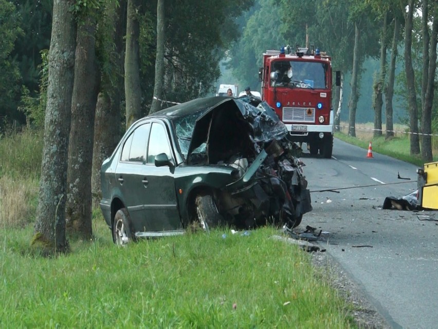 Tragiczny wypadek w Białej (gm. Sulejów) na drodze 742. Dwie...