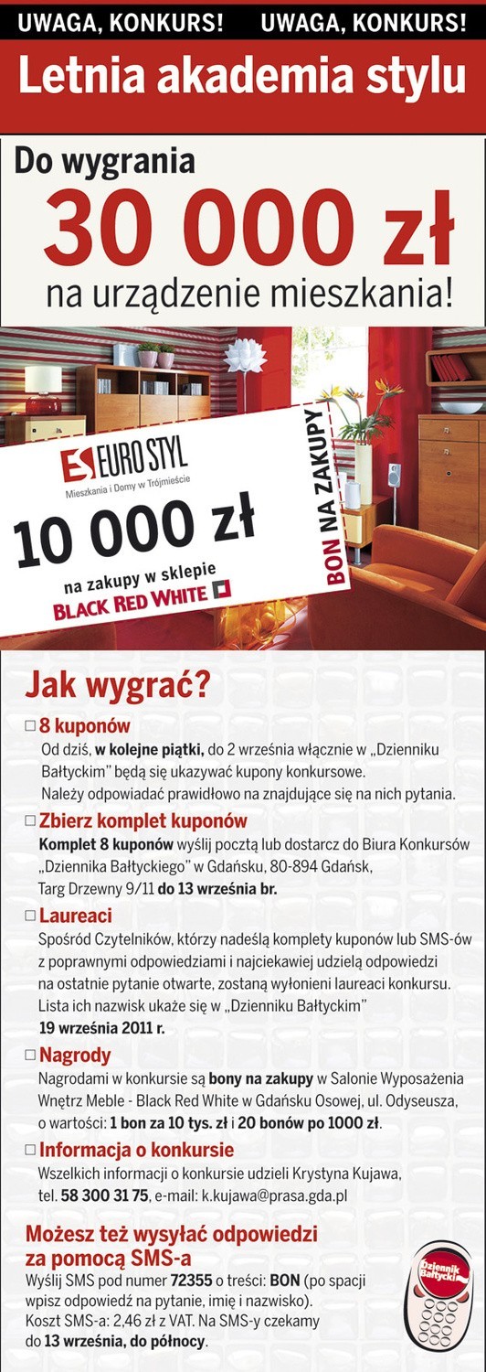 Letnia Akademia Stylu - konkurs Dziennika Bałtyckiego