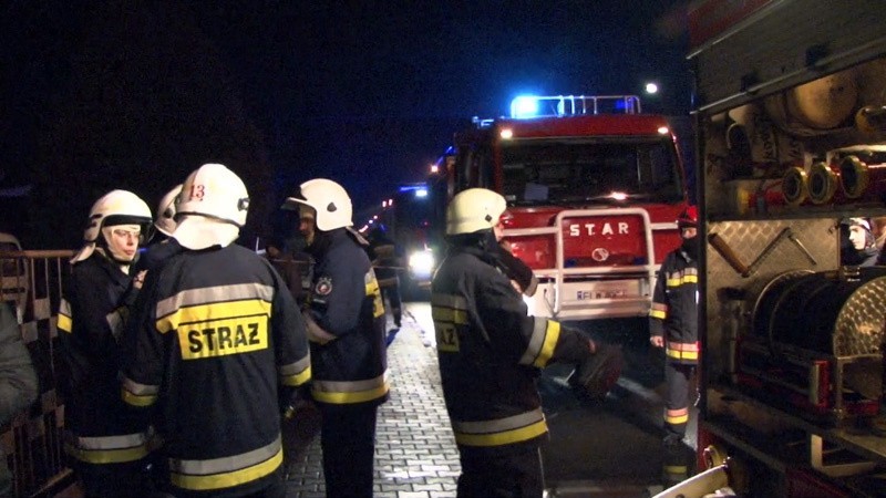 Trzy osoby zginęły w pożarze pod Koluszkami [ZDJĘCIA+FILM]