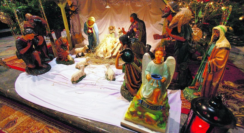 W Jeleniej Górze tradycyjnie bożonarodzeniową szopkę...