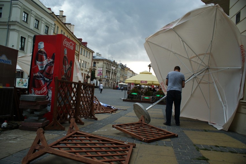 Burze nad Lubelszczyzną (WIDEO, ZDJĘCIA, AKTUALIZACJA)