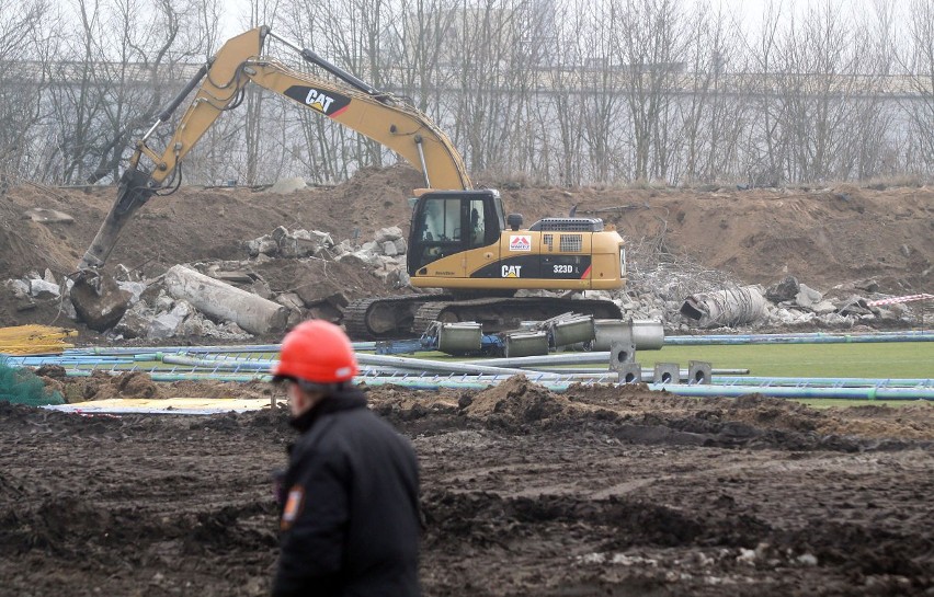 Remont stadionu miejskiego w Gdyni - 4 grudnia 2009 r.