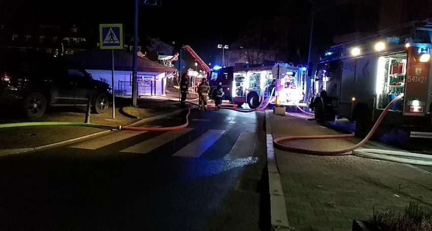 Zakopane. Pożar restauracji Adamo w centrum miasta [ZDJĘCIA]