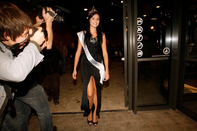 Miss Polonia 2009 Maria Nowakowska w rodzinnej Legnicy