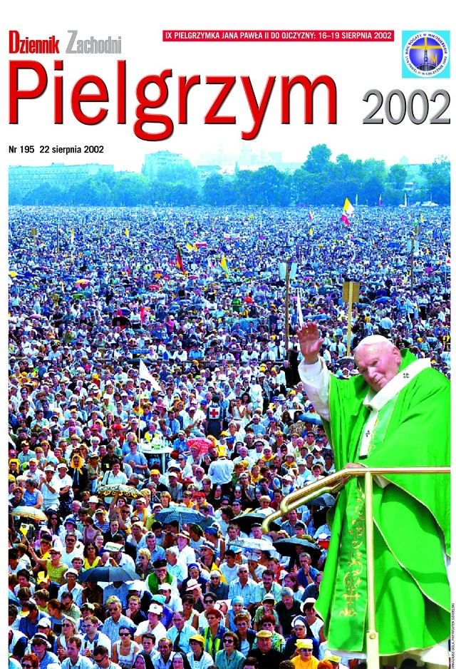 W sierpniu 2002 r. wydaliśmy dodatek poświęcony VIII pielgrzymce do Polski