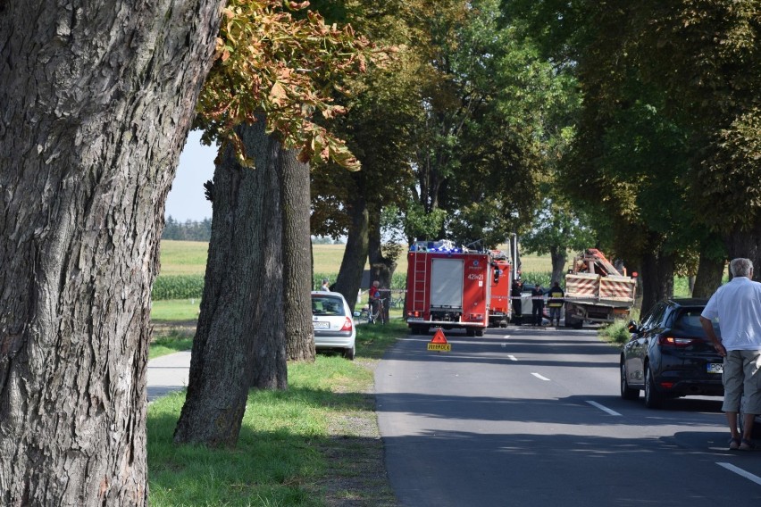 Wypadek w Rybnie Wielkim: Matka z dziećmi przetransportowana do szpitala [Foto i Video]