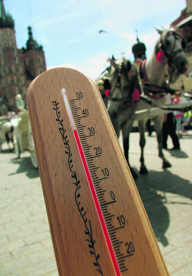 W poniedziałek o godz. 17 temperatura na Rynku wynosiła 35 st.