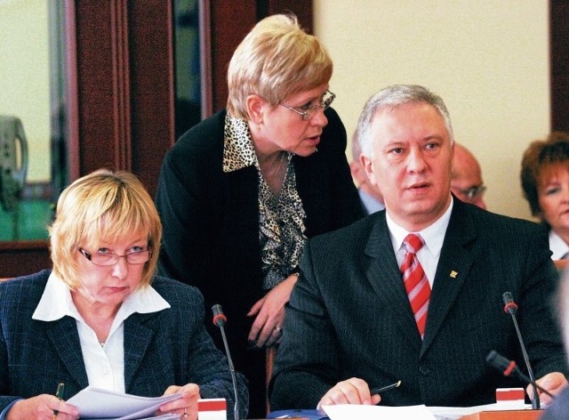 Jadwiga Zienkiewicz (z lewej) i Tadeusz Krzakowski