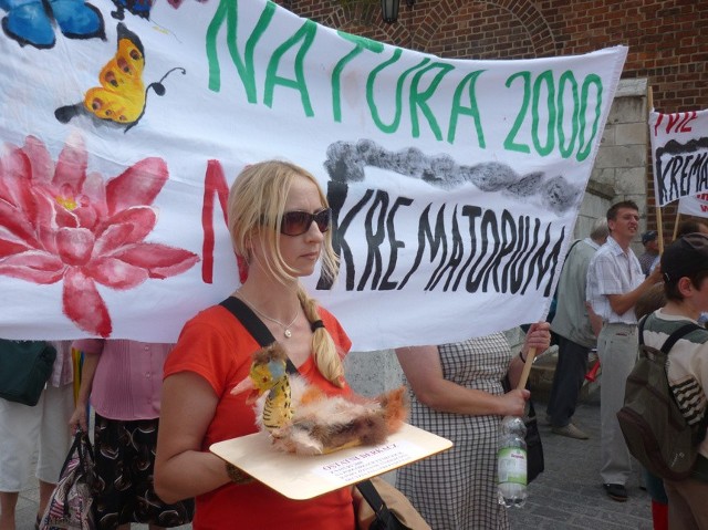 Kraków. Protest przeciwko przeciwko spopielarni zwłok w Podgórkach Tynieckich