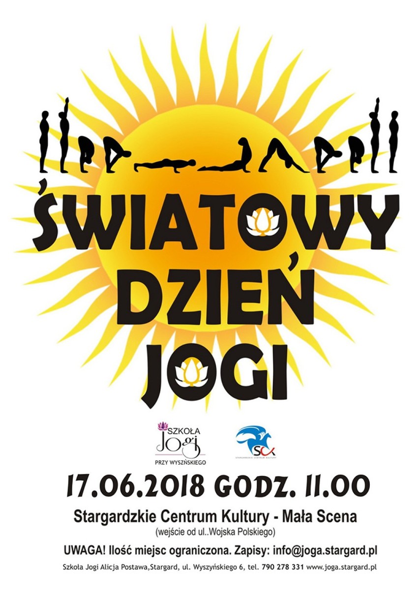 Światowy Dzień Jogi w Stargardzkim Centrum Kultury [ZDJĘCIA]