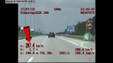 Ponad 220 km/h na autostradzie A4. Pirat został zatrzymany [FILM]