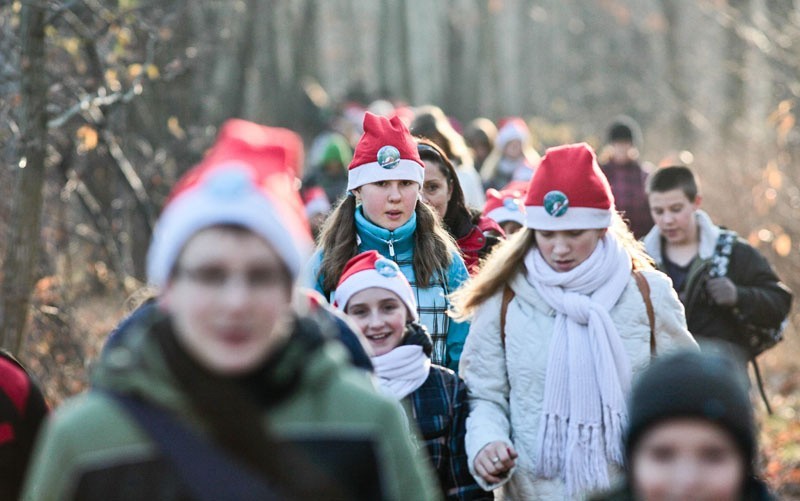 Rajd Mikołajkowy w Lesie Łagiewnickim [ZDJĘCIA]