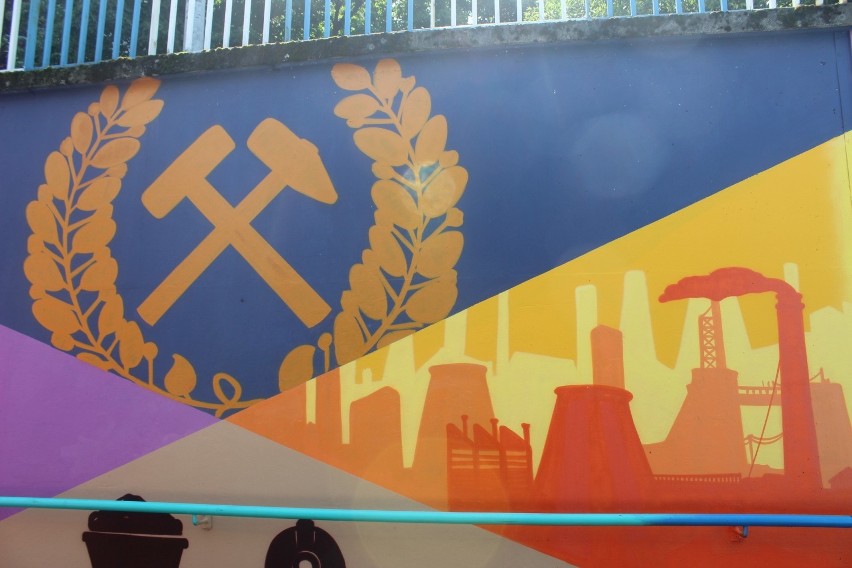 Nowy mural w Bytomiu. Nawiązuje do górniczego rodowodu...